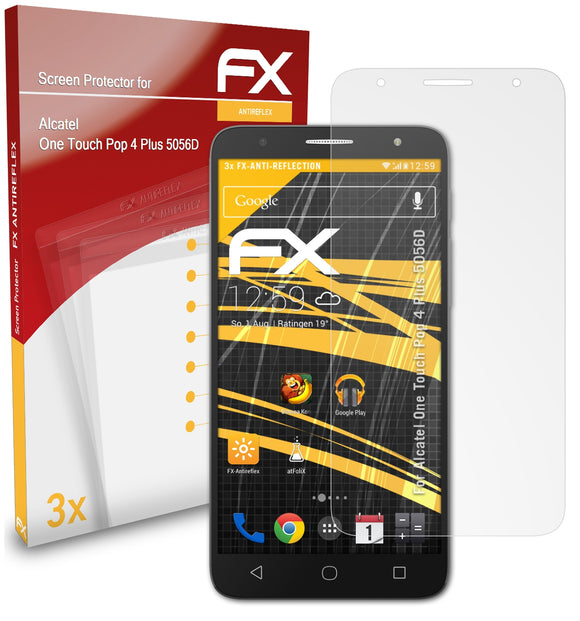 atFoliX FX-Antireflex Displayschutzfolie für Alcatel One Touch Pop 4 Plus (5056D)