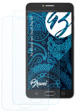 Schutzfolie Bruni kompatibel mit Alcatel One Touch Pop 4S, glasklare (2X)