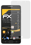 Panzerfolie atFoliX kompatibel mit Alcatel One Touch Pop 4S, entspiegelnde und stoßdämpfende FX (3X)