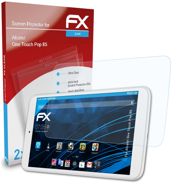 atFoliX FX-Clear Schutzfolie für Alcatel One Touch Pop 8S