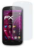 atFoliX Glasfolie kompatibel mit Alcatel One Touch Pop C3, 9H Hybrid-Glass FX Panzerfolie