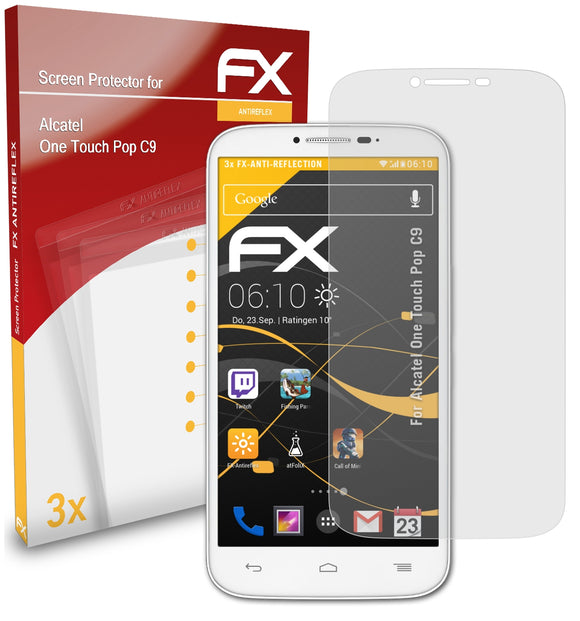 atFoliX FX-Antireflex Displayschutzfolie für Alcatel One Touch Pop C9