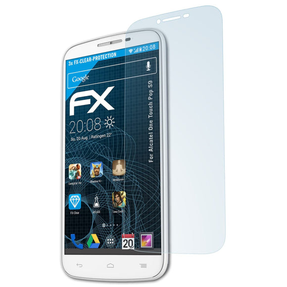 atFoliX FX-Clear Schutzfolie für Alcatel One Touch Pop S9