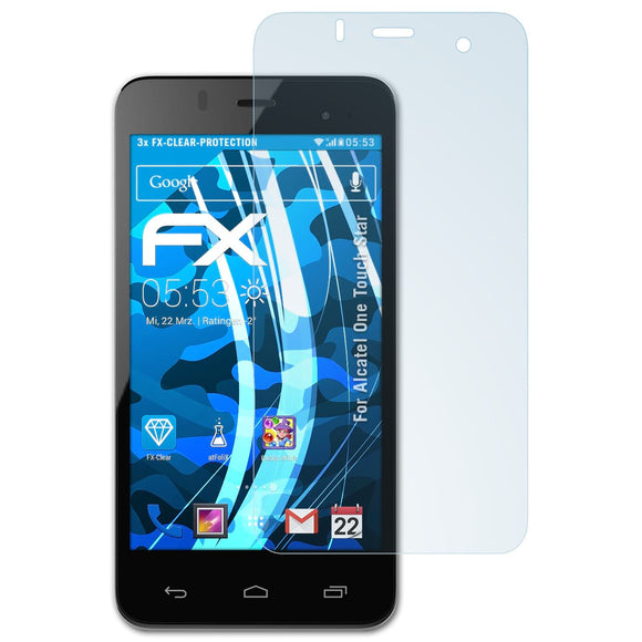atFoliX FX-Clear Schutzfolie für Alcatel One Touch Star