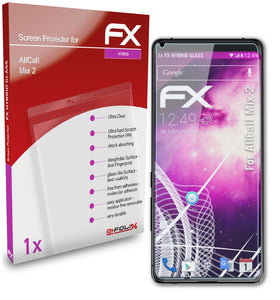 atFoliX FX-Hybrid-Glass Panzerglasfolie für AllCall Mix 2