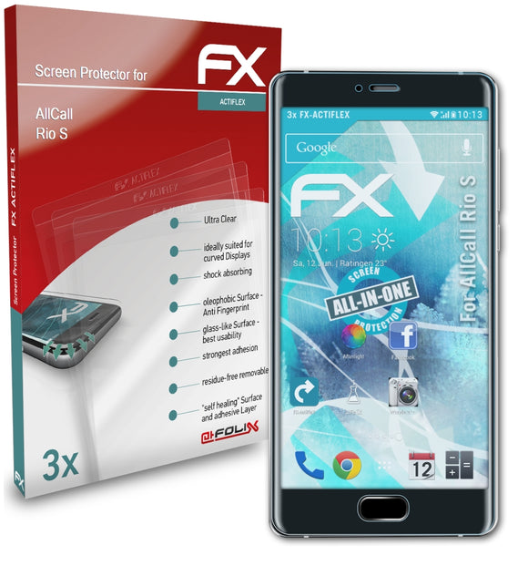 atFoliX FX-ActiFleX Displayschutzfolie für AllCall Rio S