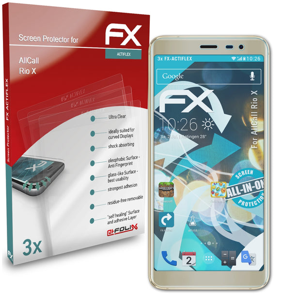 atFoliX FX-ActiFleX Displayschutzfolie für AllCall Rio X