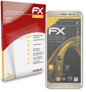 atFoliX FX-Antireflex Displayschutzfolie für AllCall Rio X