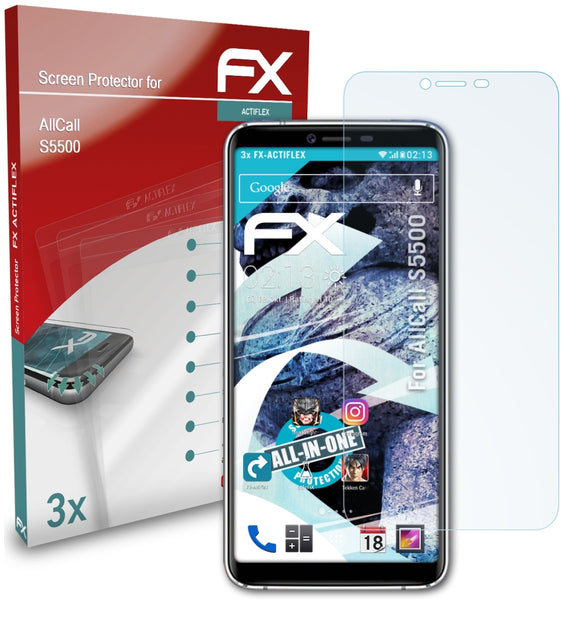 atFoliX FX-ActiFleX Displayschutzfolie für AllCall S5500