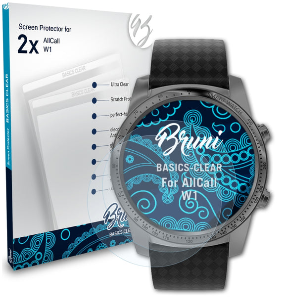 Bruni Basics-Clear Displayschutzfolie für AllCall W1