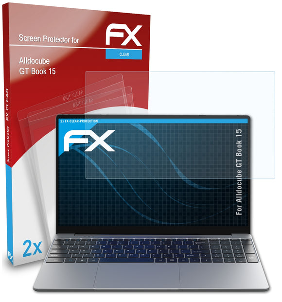 atFoliX FX-Clear Schutzfolie für Alldocube GT Book 15