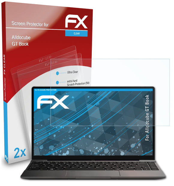 atFoliX FX-Clear Schutzfolie für Alldocube GT Book