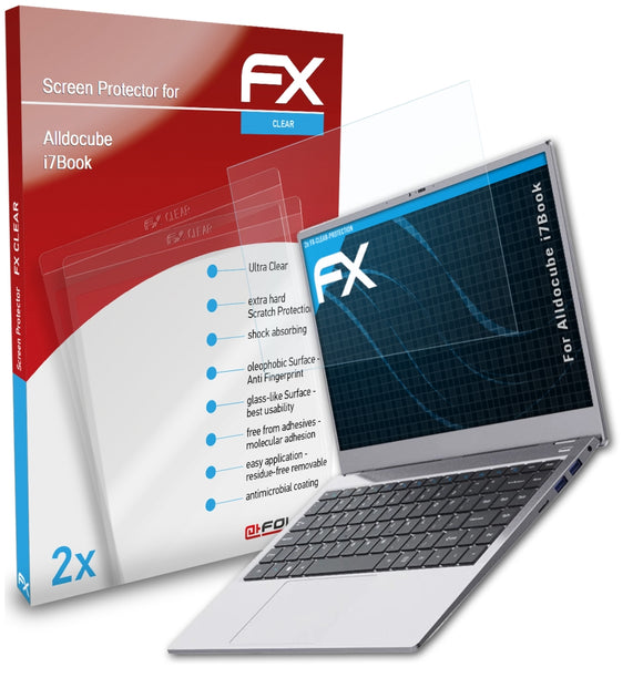 atFoliX FX-Clear Schutzfolie für Alldocube i7Book