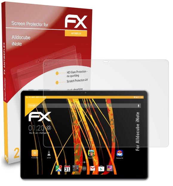 atFoliX FX-Antireflex Displayschutzfolie für Alldocube iNote