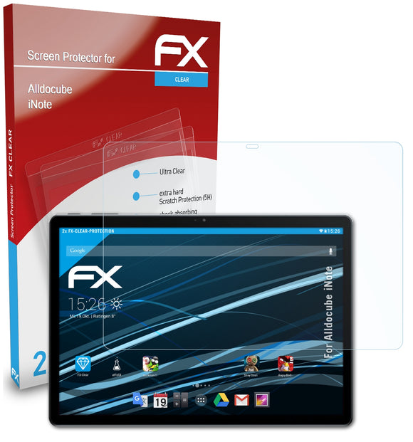 atFoliX FX-Clear Schutzfolie für Alldocube iNote