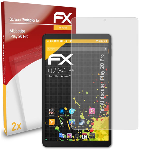 atFoliX FX-Antireflex Displayschutzfolie für Alldocube iPlay 20 Pro