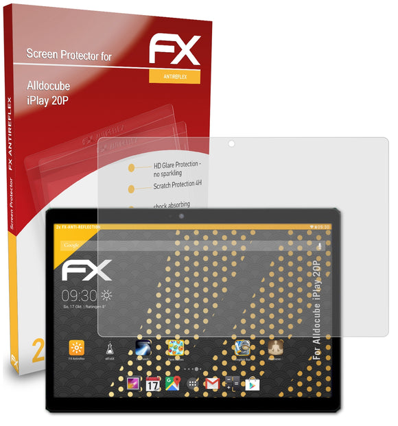atFoliX FX-Antireflex Displayschutzfolie für Alldocube iPlay 20P