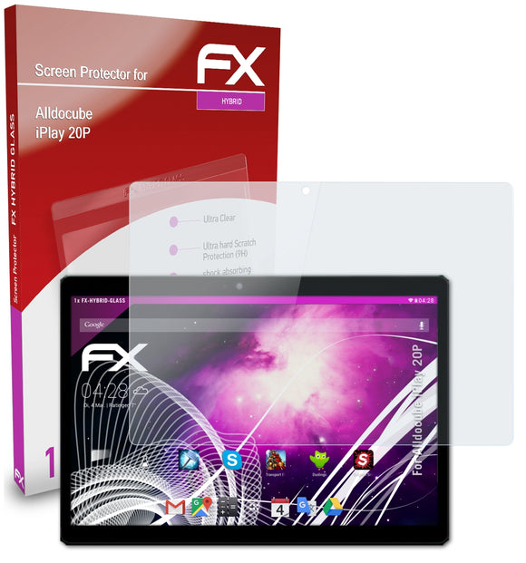 atFoliX FX-Hybrid-Glass Panzerglasfolie für Alldocube iPlay 20P
