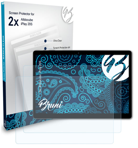 Bruni Basics-Clear Displayschutzfolie für Alldocube iPlay 20S