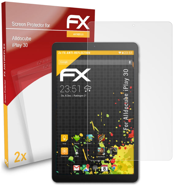 atFoliX FX-Antireflex Displayschutzfolie für Alldocube iPlay 30