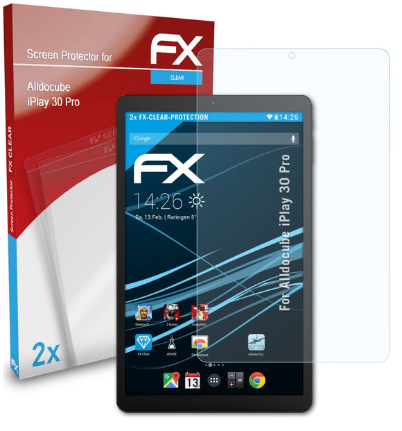 atFoliX FX-Clear Schutzfolie für Alldocube iPlay 30 Pro