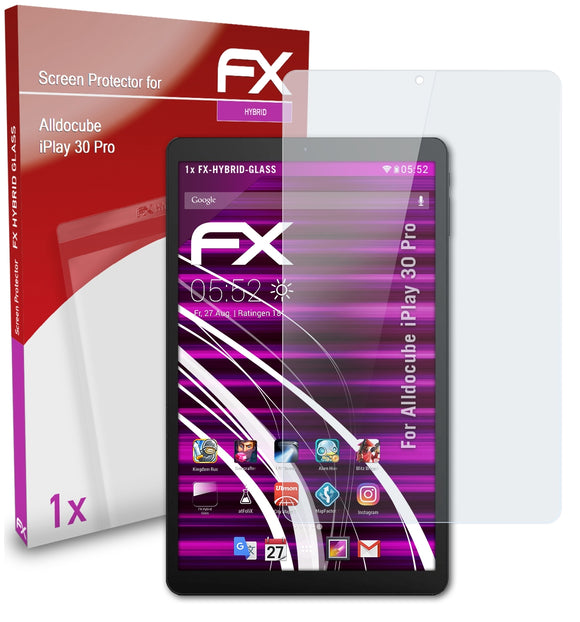 atFoliX FX-Hybrid-Glass Panzerglasfolie für Alldocube iPlay 30 Pro