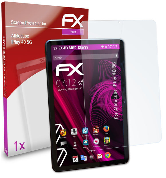 atFoliX FX-Hybrid-Glass Panzerglasfolie für Alldocube iPlay 40 5G