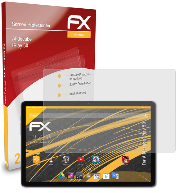 atFoliX FX-Antireflex Displayschutzfolie für Alldocube iPlay 50