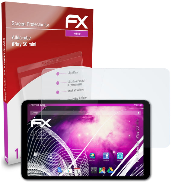 atFoliX FX-Hybrid-Glass Panzerglasfolie für Alldocube iPlay 50 mini