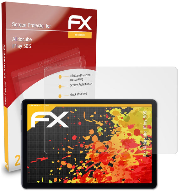 atFoliX FX-Antireflex Displayschutzfolie für Alldocube iPlay 50S