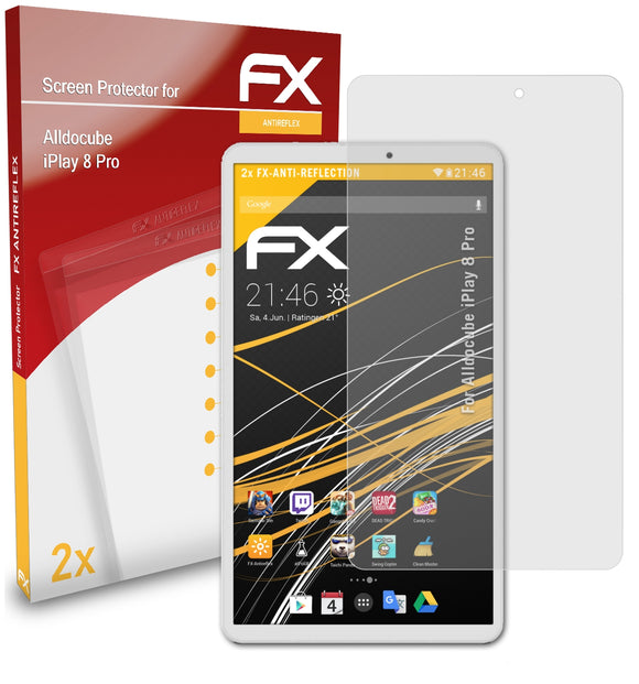 atFoliX FX-Antireflex Displayschutzfolie für Alldocube iPlay 8 Pro