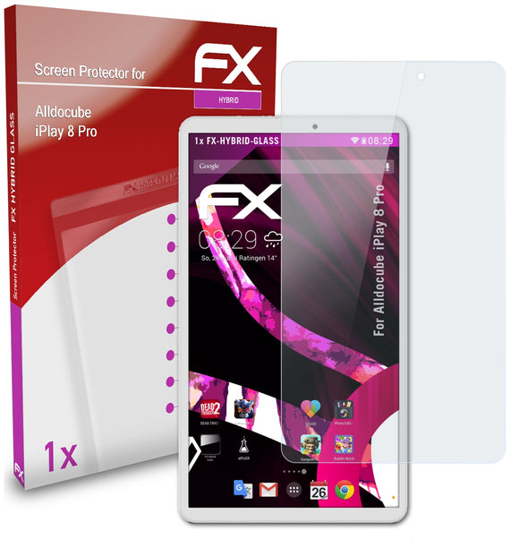 atFoliX FX-Hybrid-Glass Panzerglasfolie für Alldocube iPlay 8 Pro