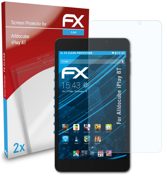 atFoliX FX-Clear Schutzfolie für Alldocube iPlay 8T