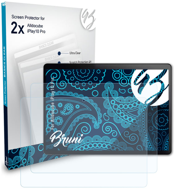 Bruni Basics-Clear Displayschutzfolie für Alldocube iPlay10 Pro
