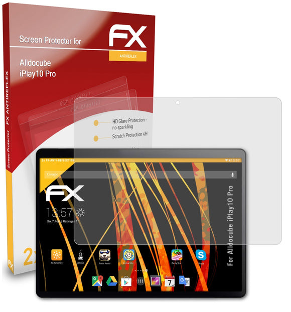 atFoliX FX-Antireflex Displayschutzfolie für Alldocube iPlay10 Pro