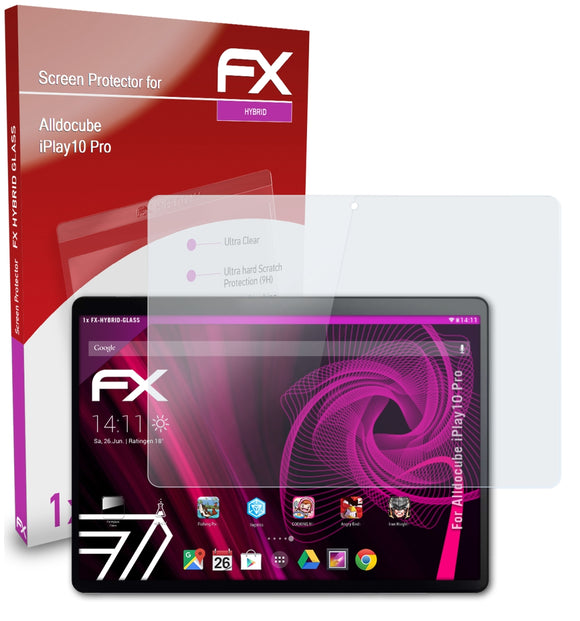 atFoliX FX-Hybrid-Glass Panzerglasfolie für Alldocube iPlay10 Pro