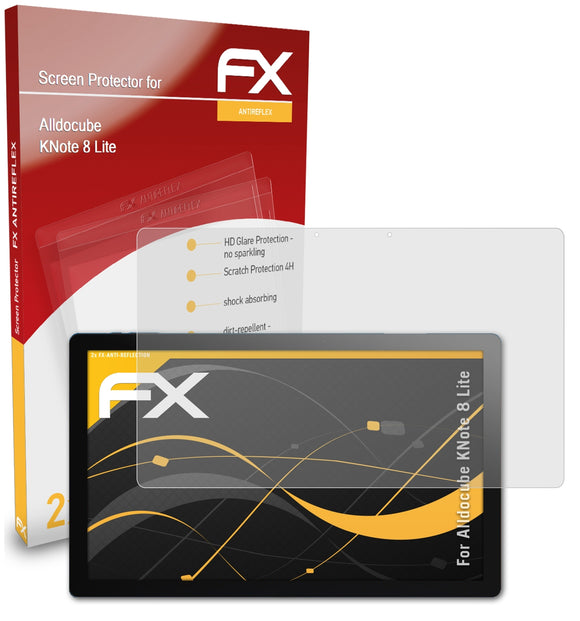 atFoliX FX-Antireflex Displayschutzfolie für Alldocube KNote 8 Lite