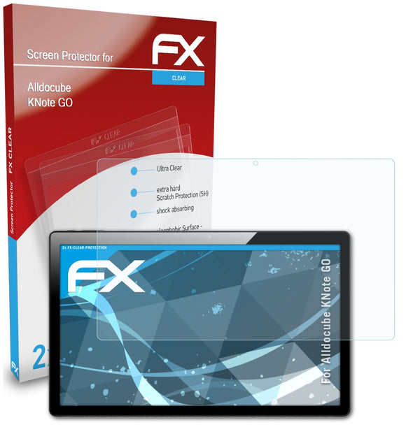 atFoliX FX-Clear Schutzfolie für Alldocube KNote GO