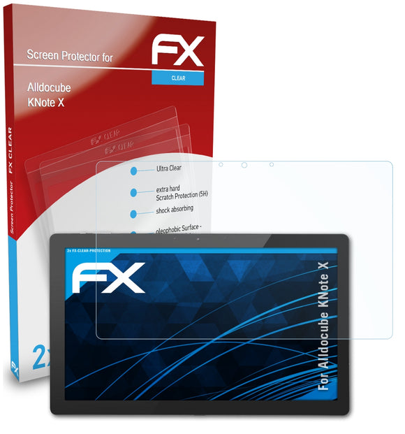 atFoliX FX-Clear Schutzfolie für Alldocube KNote X