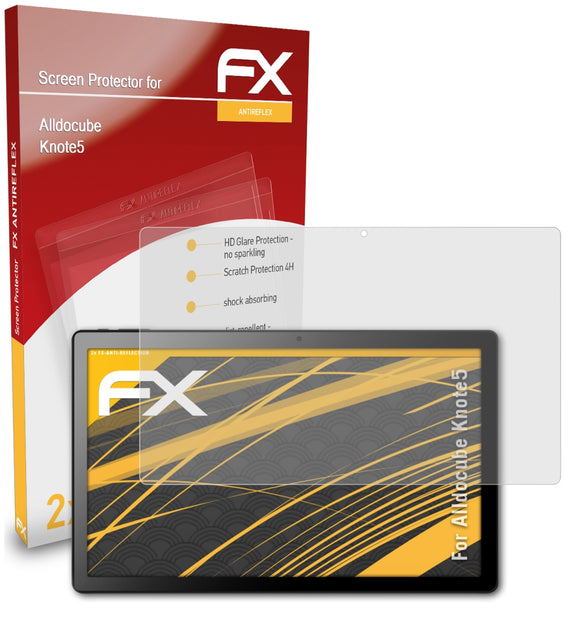 atFoliX FX-Antireflex Displayschutzfolie für Alldocube Knote5