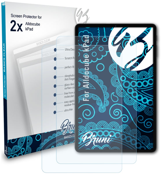 Bruni Basics-Clear Displayschutzfolie für Alldocube kPad