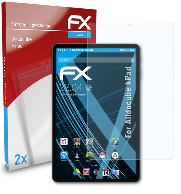 atFoliX FX-Clear Schutzfolie für Alldocube kPad