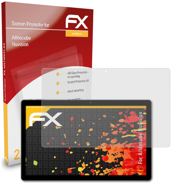 atFoliX FX-Antireflex Displayschutzfolie für Alldocube Nuvision