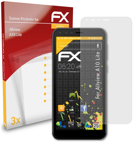 atFoliX FX-Antireflex Displayschutzfolie für Allview A10 Lite
