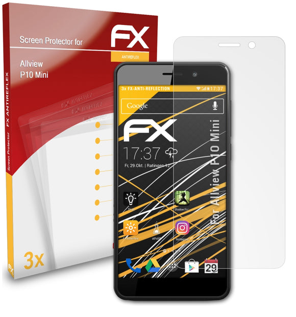 atFoliX FX-Antireflex Displayschutzfolie für Allview P10 Mini