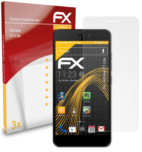 atFoliX FX-Antireflex Displayschutzfolie für Allview P7 Lite