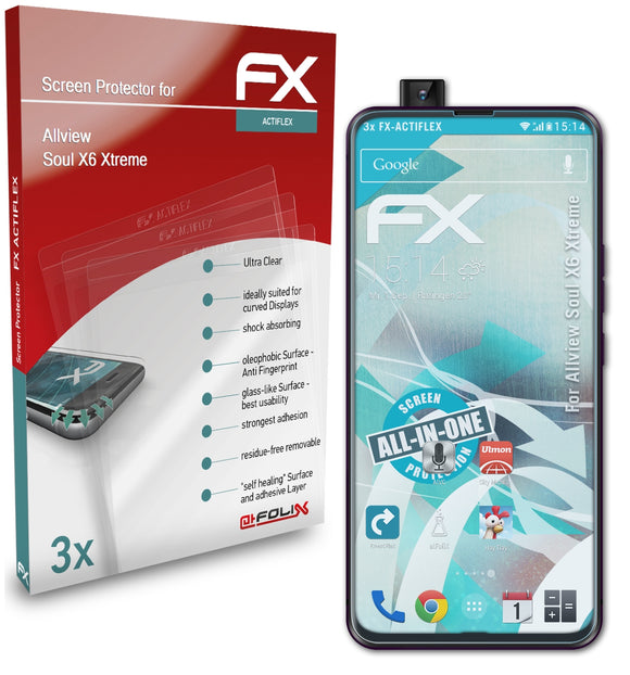 atFoliX FX-ActiFleX Displayschutzfolie für Allview Soul X6 Xtreme