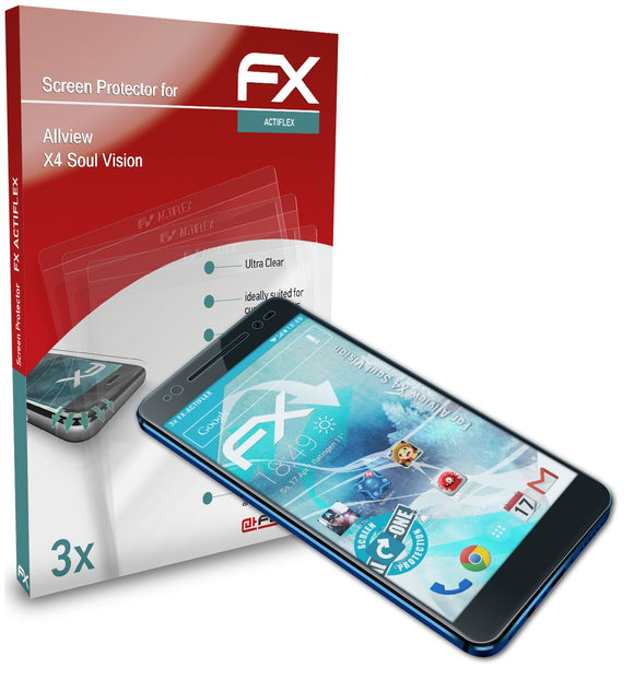 atFoliX FX-ActiFleX Displayschutzfolie für Allview X4 Soul Vision