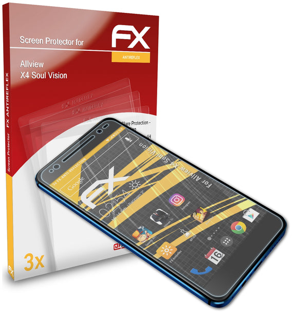 atFoliX FX-Antireflex Displayschutzfolie für Allview X4 Soul Vision