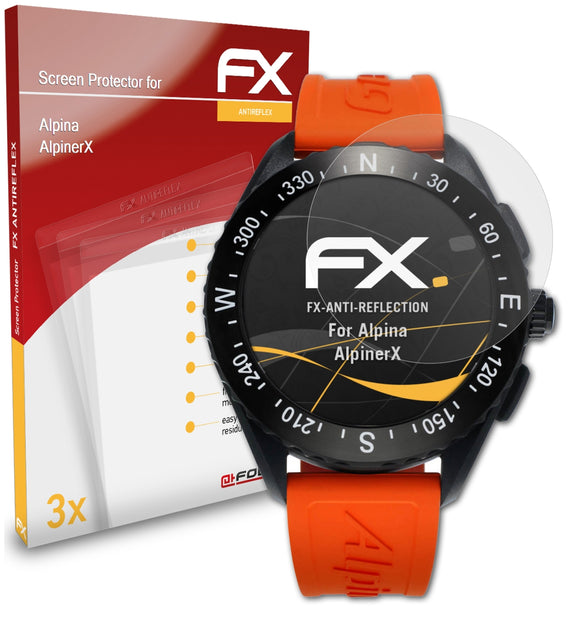 atFoliX FX-Antireflex Displayschutzfolie für Alpina AlpinerX